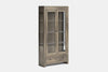 Metro 2 Door Display Cabinet - Ash