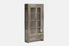 Metro 2 Door Display Cabinet - Ash