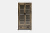 Metro 2 Door Display Cabinet - Ash