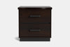 Neo 2 Drawer Bedside Table