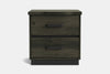 Neo 2 Drawer Bedside Table
