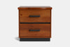 Neo 2 Drawer Bedside Table