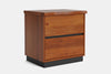 Neo 2 Drawer Bedside Table