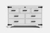 Nordic 7 Drawer Lowboy