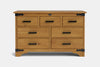 Nordic 7 Drawer Lowboy