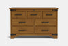 Nordic 7 Drawer Lowboy