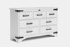 Nordic 7 Drawer Lowboy