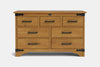 Nordic 7 Drawer Lowboy