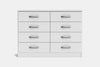 Northville 8 Drawer Lowboy
