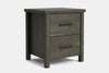 Portland 2 Drawer Bedside Table