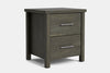 Portland 2 Drawer Bedside Table