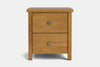 Portland 2 Drawer Bedside Table