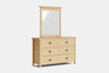 Portland 6 Drawer Dresser & Mirror