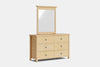 Portland 6 Drawer Dresser & Mirror