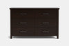 Portland 6 Drawer Lowboy