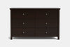 Portland 6 Drawer Lowboy