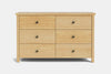 Portland 6 Drawer Lowboy