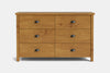 Portland 6 Drawer Lowboy