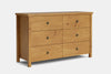 Portland 6 Drawer Lowboy