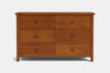 Portland 6 Drawer Lowboy