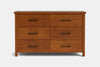 Portland 6 Drawer Lowboy