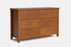 Portland 6 Drawer Lowboy