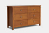 Portland 6 Drawer Lowboy