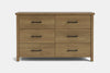 Portland 6 Drawer Lowboy