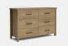 Portland 6 Drawer Lowboy