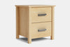 Tillsdale 2 Drawer Bedside Table