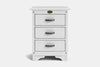 Villager 3 Drawer Bedside Table