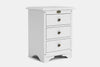 Villager 3 Drawer Bedside Table