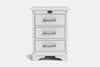 Villager 3 Drawer Bedside Table