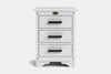 Villager 3 Drawer Bedside Table