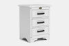 Villager 3 Drawer Bedside Table
