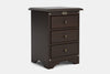 Villager 3 Drawer Bedside Table