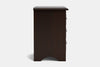 Villager 3 Drawer Bedside Table
