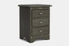 Villager 3 Drawer Bedside Table