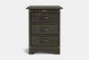 Villager 3 Drawer Bedside Table