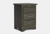 Villager 3 Drawer Bedside Table