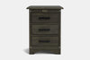 Villager 3 Drawer Bedside Table