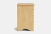 Villager 3 Drawer Bedside Table
