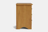 Villager 3 Drawer Bedside Table