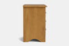 Villager 3 Drawer Bedside Table