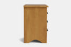Villager 3 Drawer Bedside Table