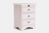 Villager 3 Drawer Bedside Table