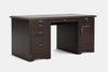 Villager President’s Desk - Solid Top