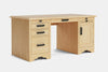 Villager President’s Desk - Solid Top