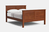 Villager Panelled High Foot Bed Frame