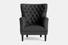  Wingback Sofa/Occasional Chair – Charcoal Fabric